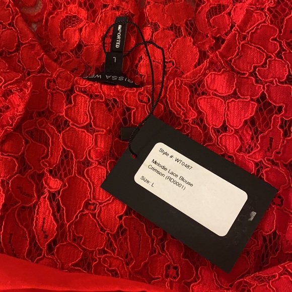 NWT- Marissa Webb Lace Top - Picture 8 of 10